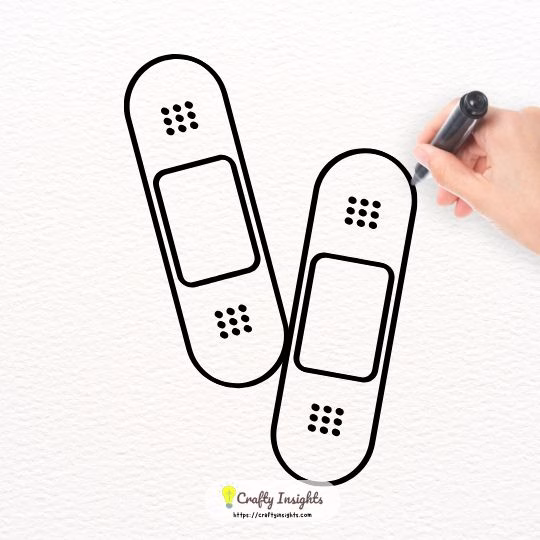 Band-aid Easy Drawing