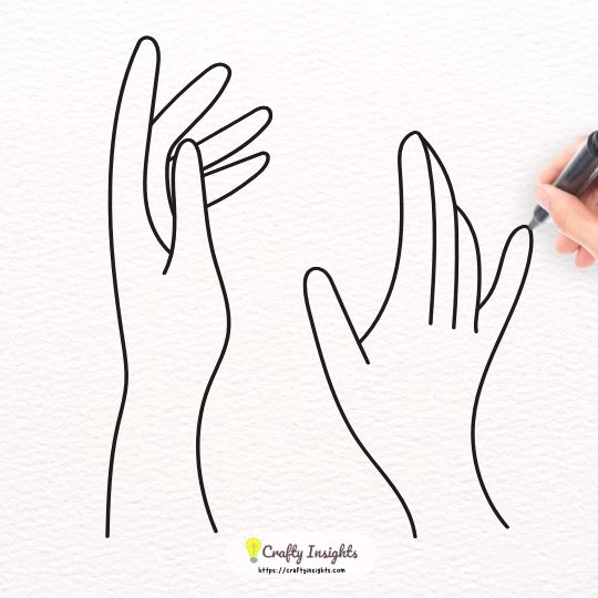 Hands Easy Drawing