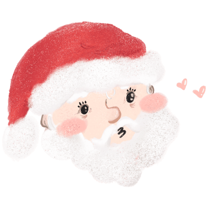 Santa colored sketch