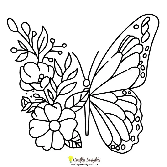 Easy Flower Wing Butterfly