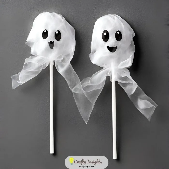 lollipops using white tissue paper