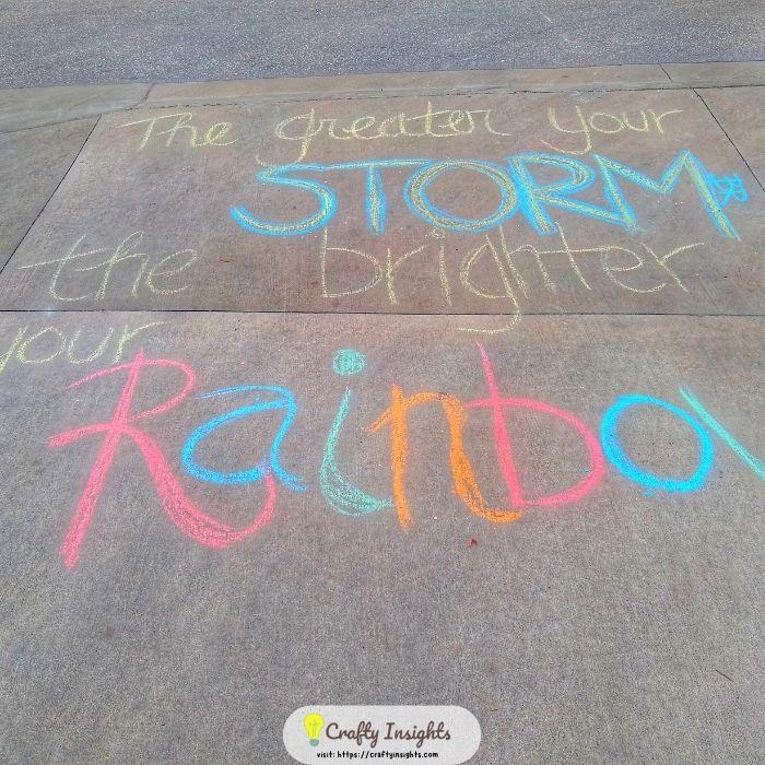showcase your favorite verses and poetry with chalk art