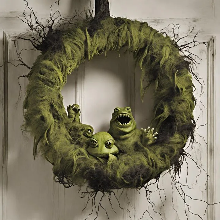 Swamp Monster Wreath