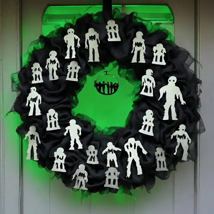 Zombie Apocalypse Wreath