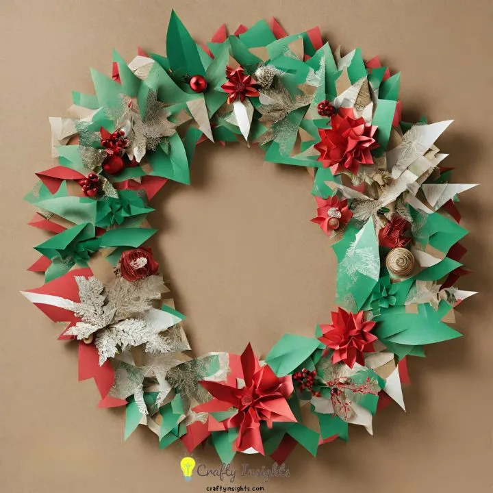 Christmas Wreath Collage