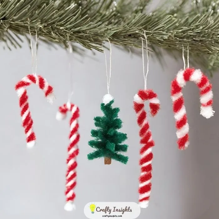 Festive Pipe Cleaner Ornaments