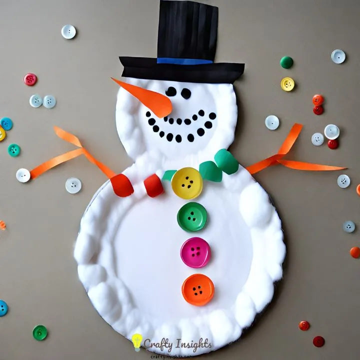 Paper Plate Snowmen