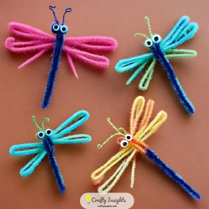 Pipe Cleaner Dragonflies