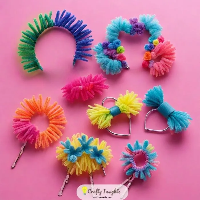 Pipe Cleaner Hair Accessories: Chic and Unique