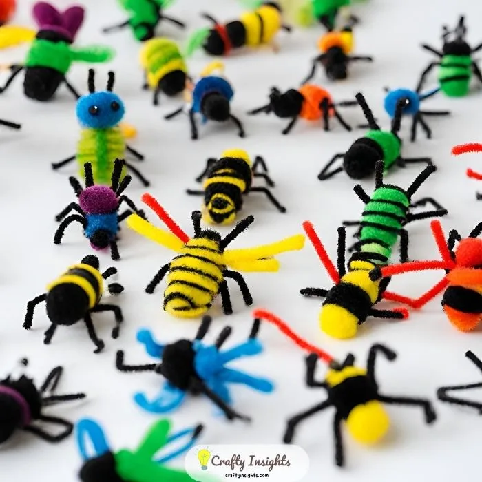 Pipe Cleaner Insects: Buzzing and Crawling
