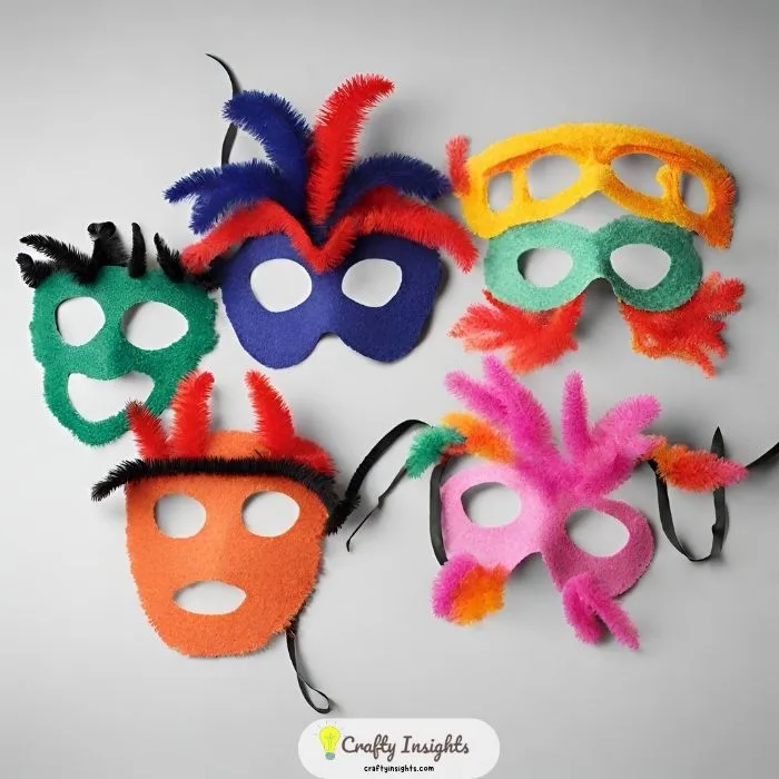 Pipe Cleaner Masks: Masquerade Magic