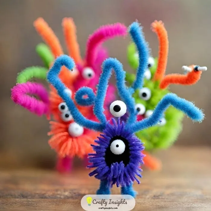 Pipe Cleaner Monsters: Friendly and Fun