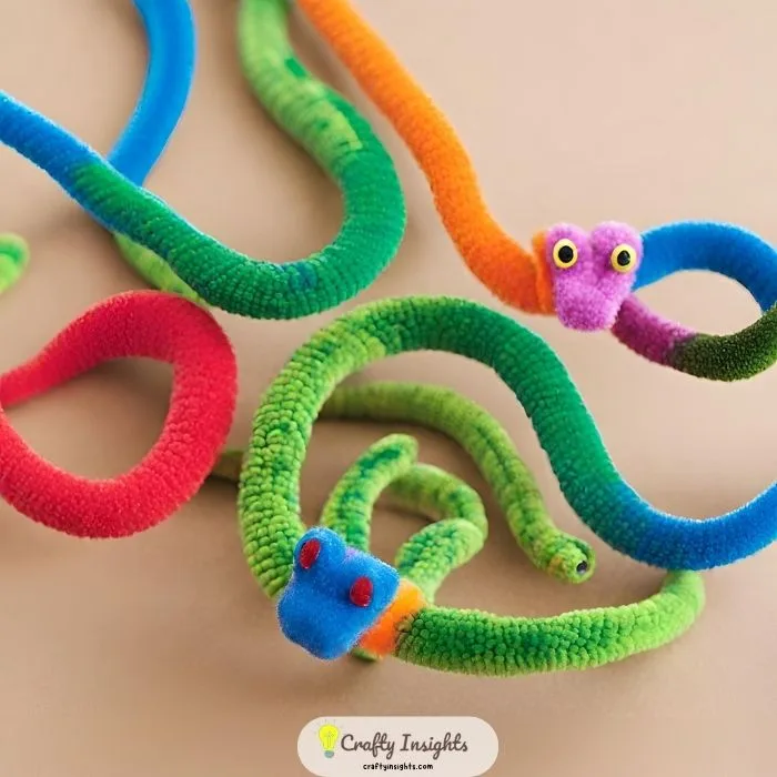 Pipe Cleaner Snakes Slithering Fun