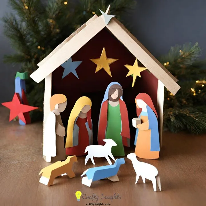 Toddler-Friendly Nativity Scene