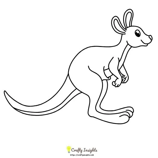 Kangaroo Drawing Idea
