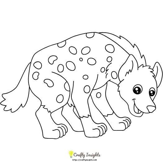 Hyena Animal Drawing Ideas
