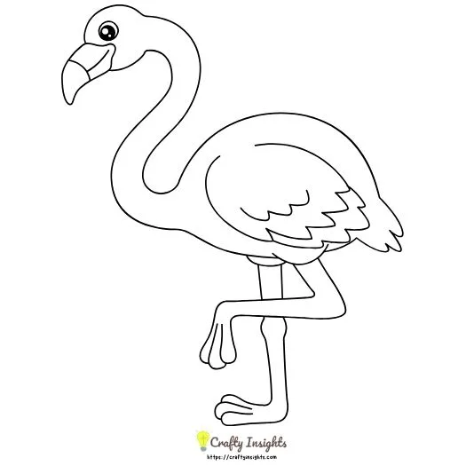 Flamingo Drawing Idea