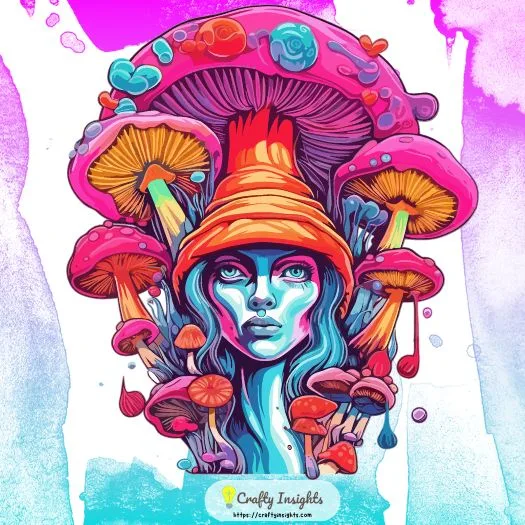 Mushroom Digital Illustration