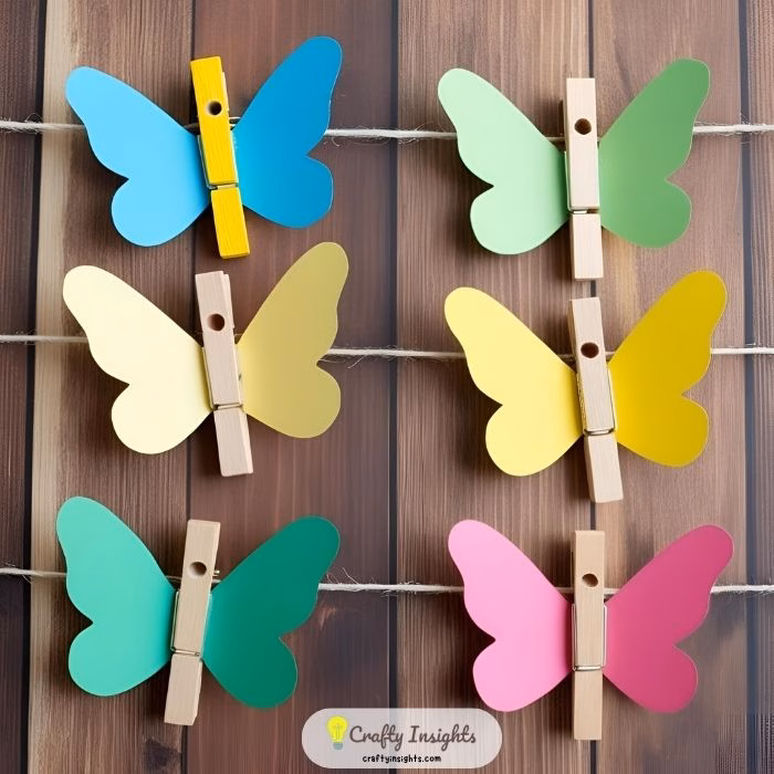 Clothespin Butterflies
