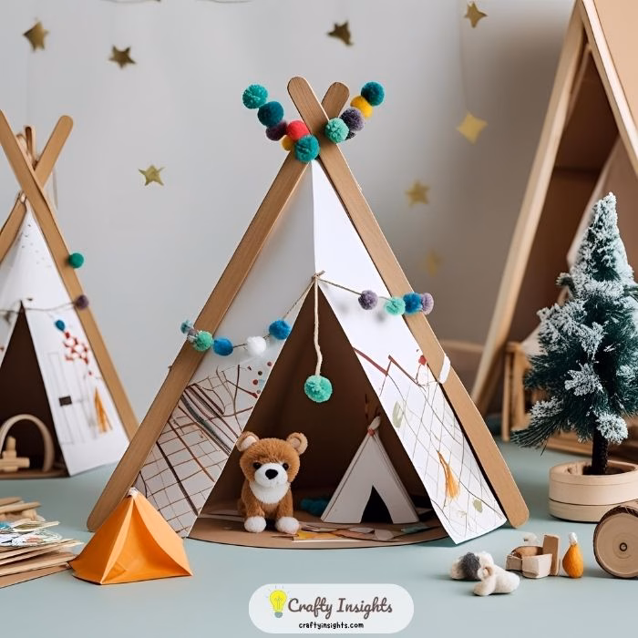 Craft Stick Tents