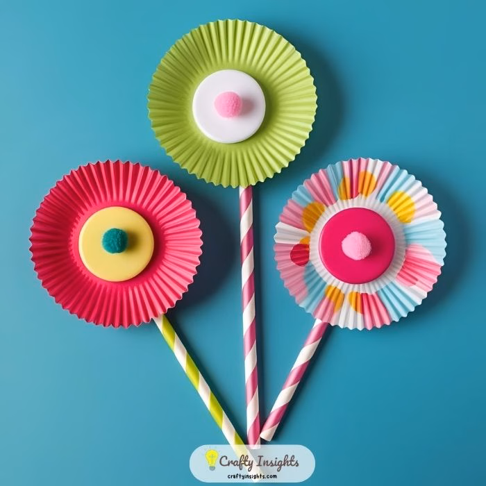 Cupcake Liner Flowers
