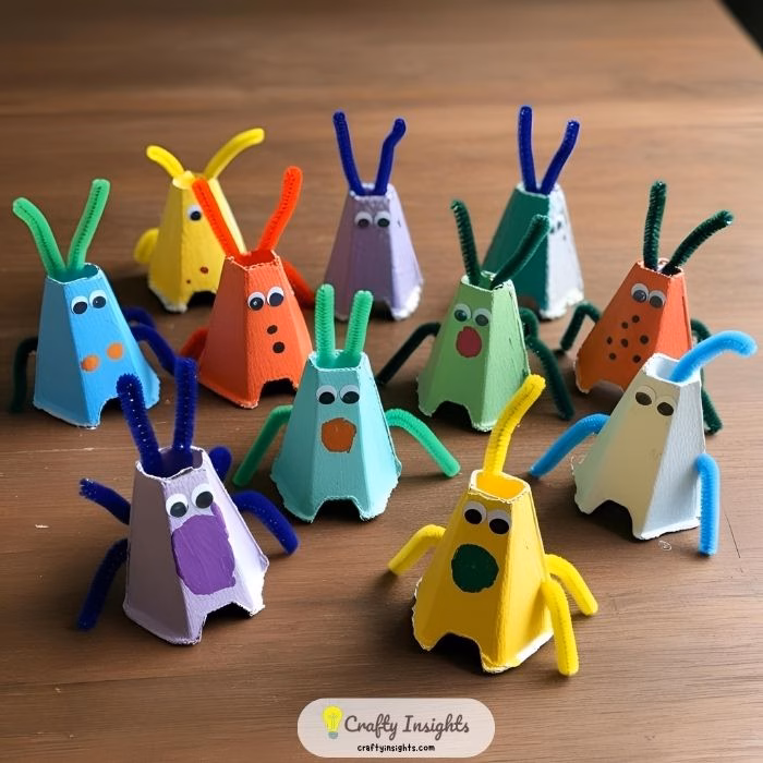 Egg Carton Bugs
