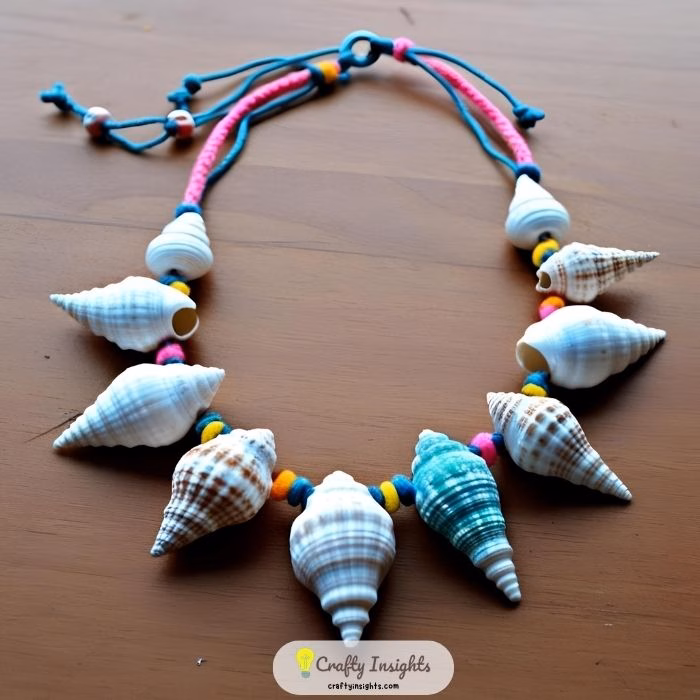 Painted Seashell Necklaces