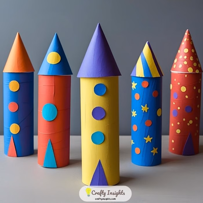 Paper Roll Rockets