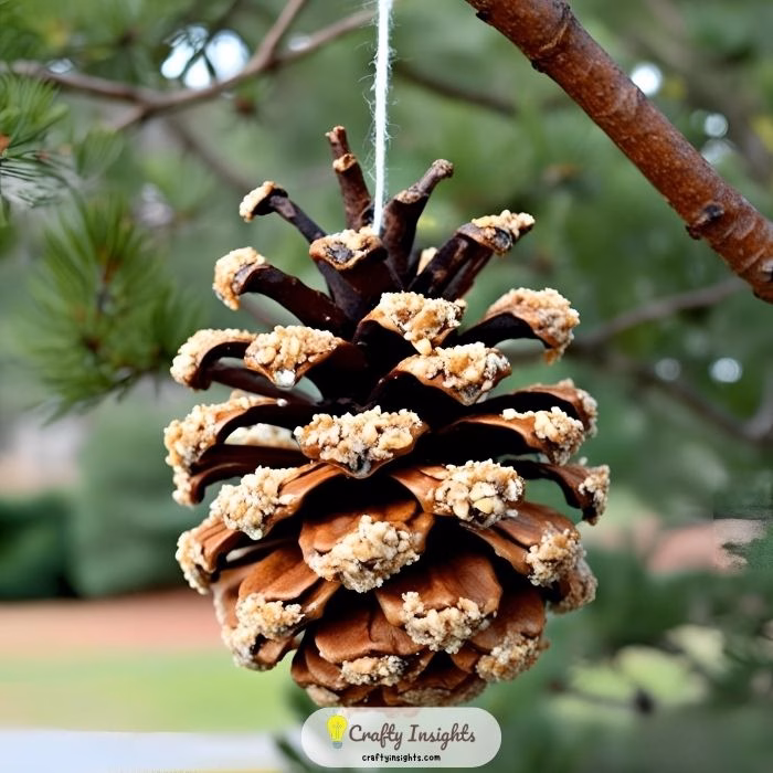 Pinecone Bird Feeders Summer Craft