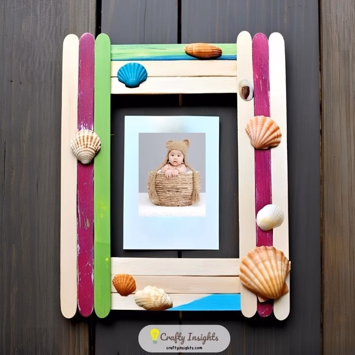 Popsicle Stick Picture Frames
