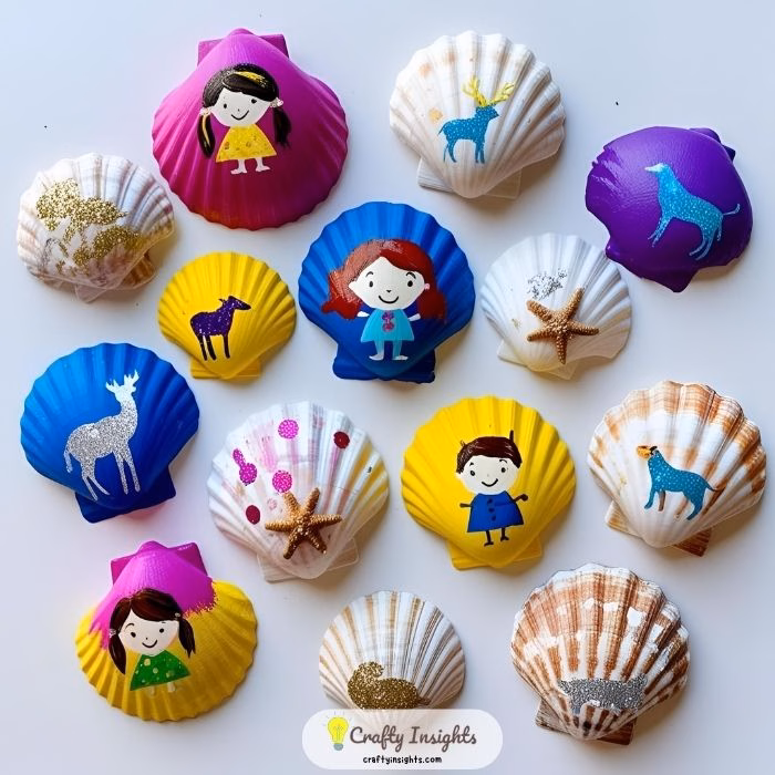 Shell Painting Summer Craft