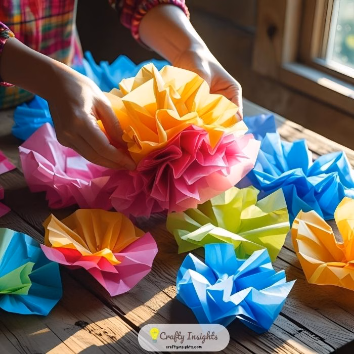 Tissue Paper Flowers