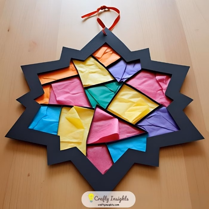 Tissue Paper Suncatchers