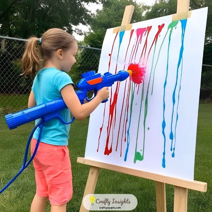 Water Gun Painting