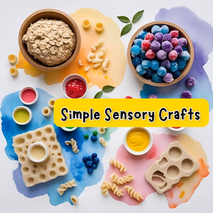 Simple Sensory Crafts for Babies and Toddlers