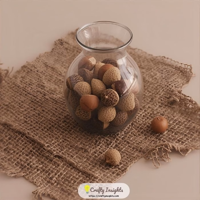 Acorn Filled Vase min