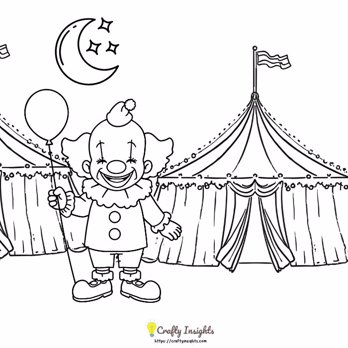 Clown Drawing