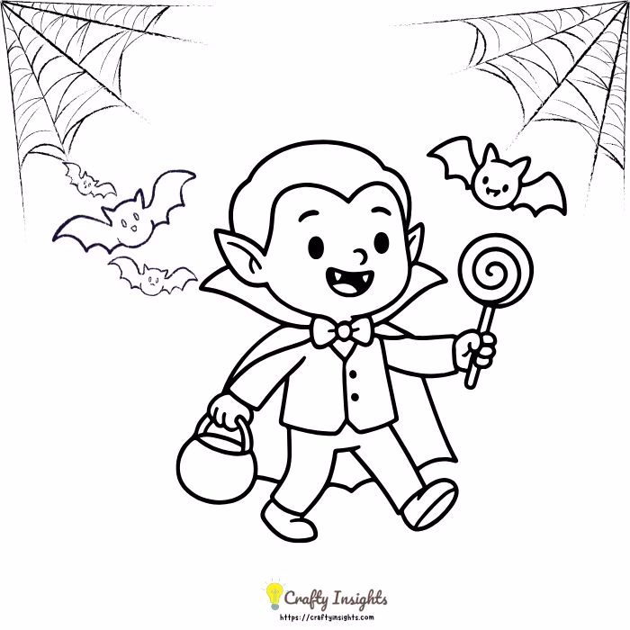 Easy Vampire Drawing