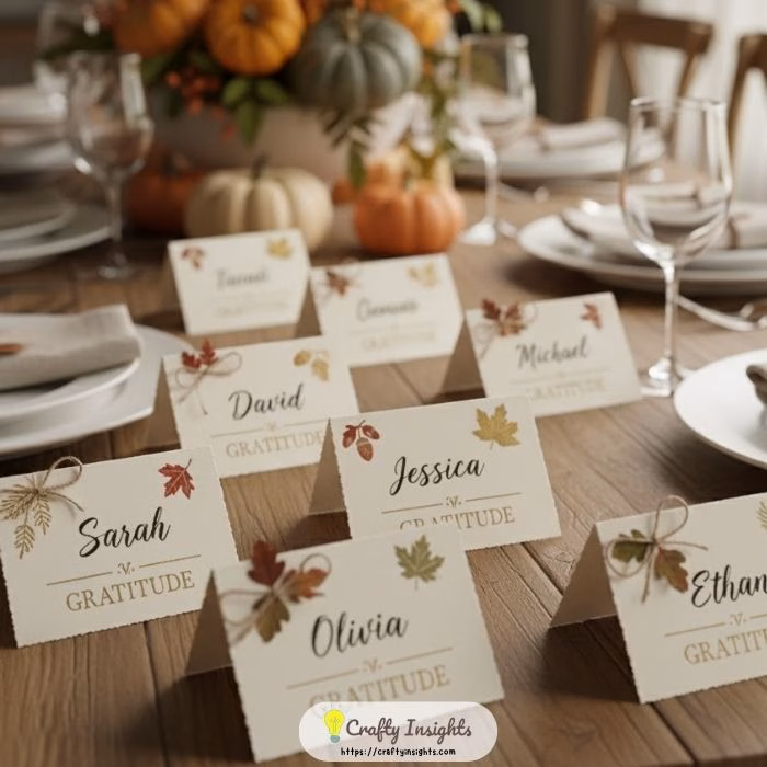 Gratitude Place Cards
