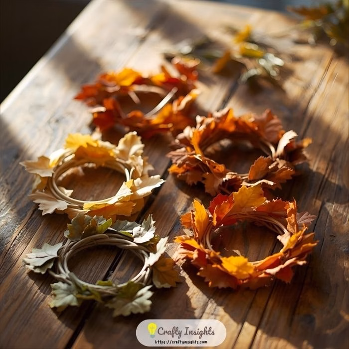 Mini Leaf Wreaths min