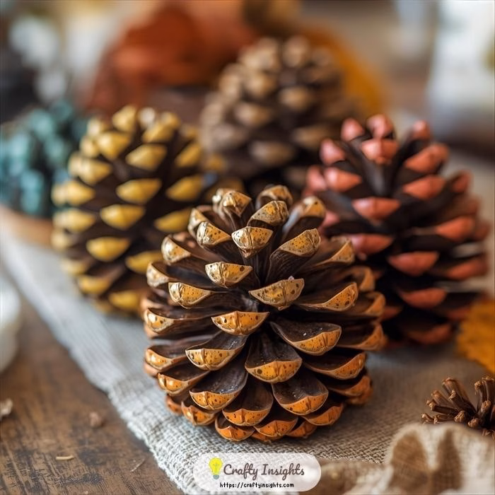 Painted Pinecones min