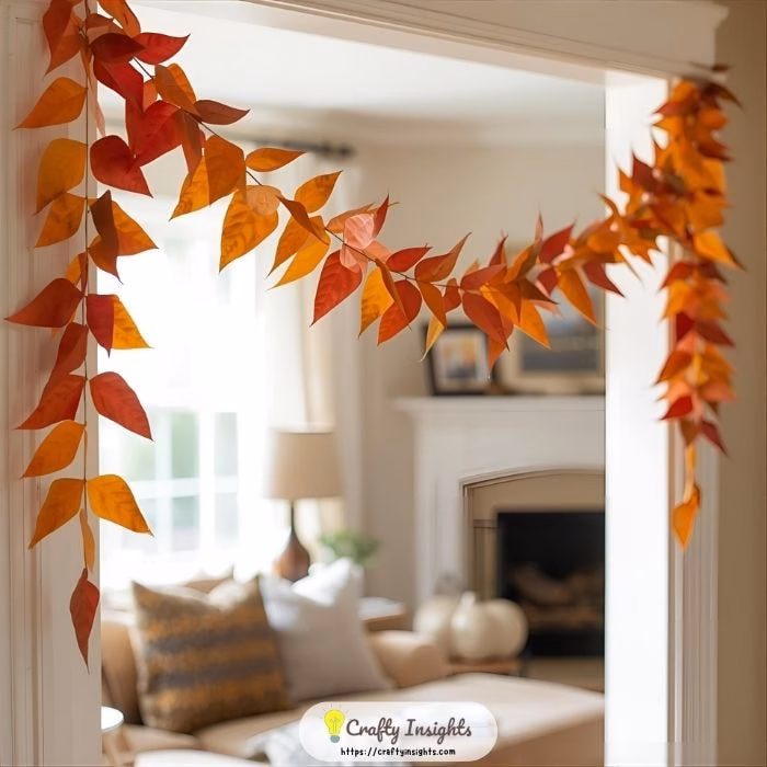 Paper Leaf Garland min