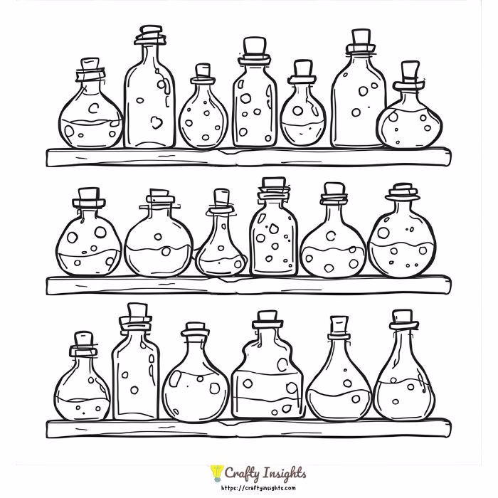 Potion Bottle Drawing 1