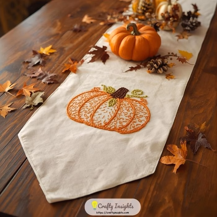 Pumpkin Table Runner min