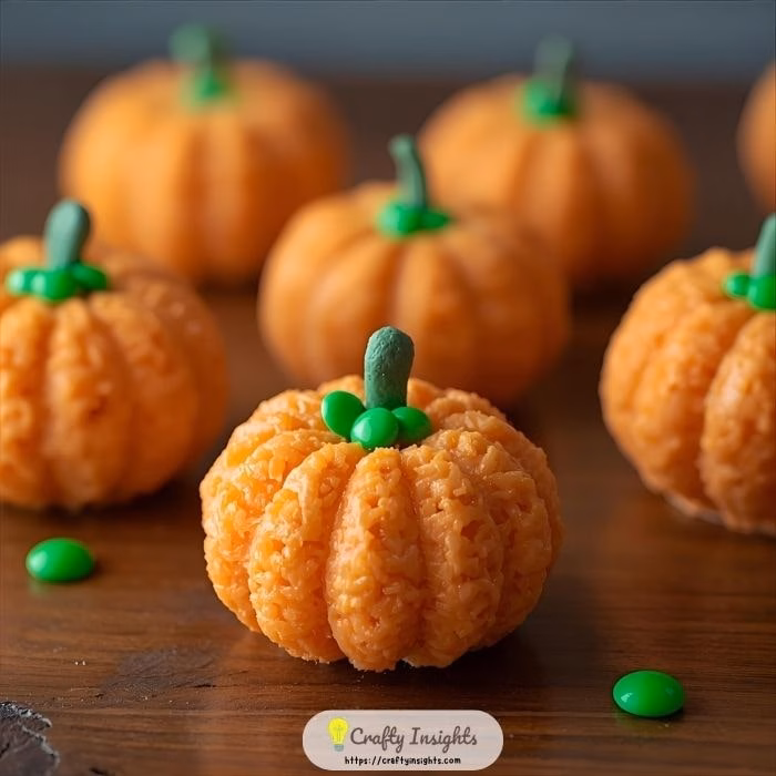 Rice Krispie Pumpkins min