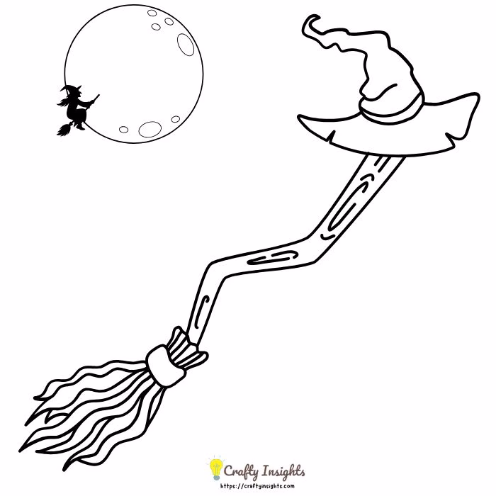 Witch Broom Drawing
