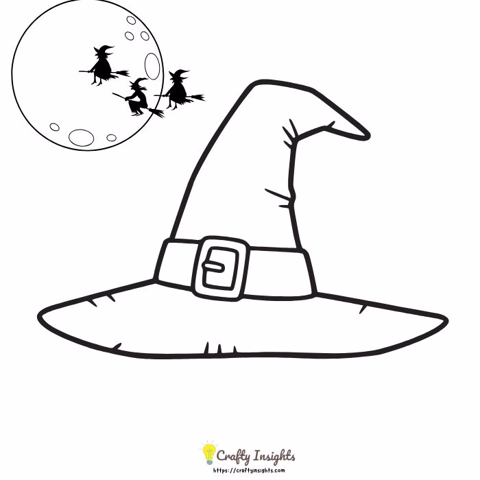 Witch Hat Drawing