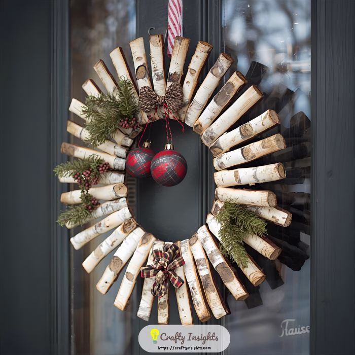 Birch Bark and Twine Wreath