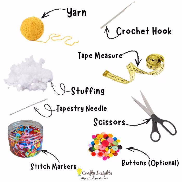 Christmas Crochet Materials