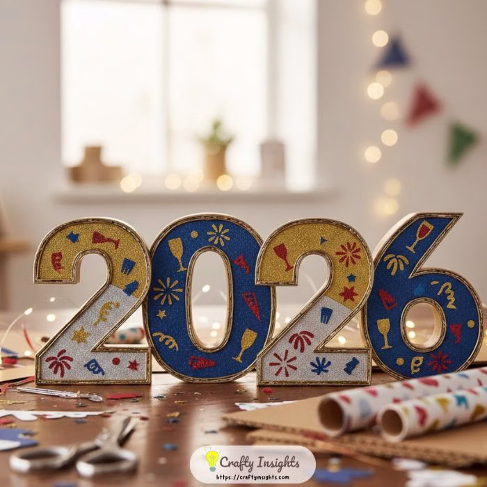 3D New Years Eve Craft diy
